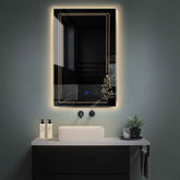 LED Spiegel Vertikal | Touch-Schalter | Warmweißes Licht - Reyze Seria Good Vibes Model 3